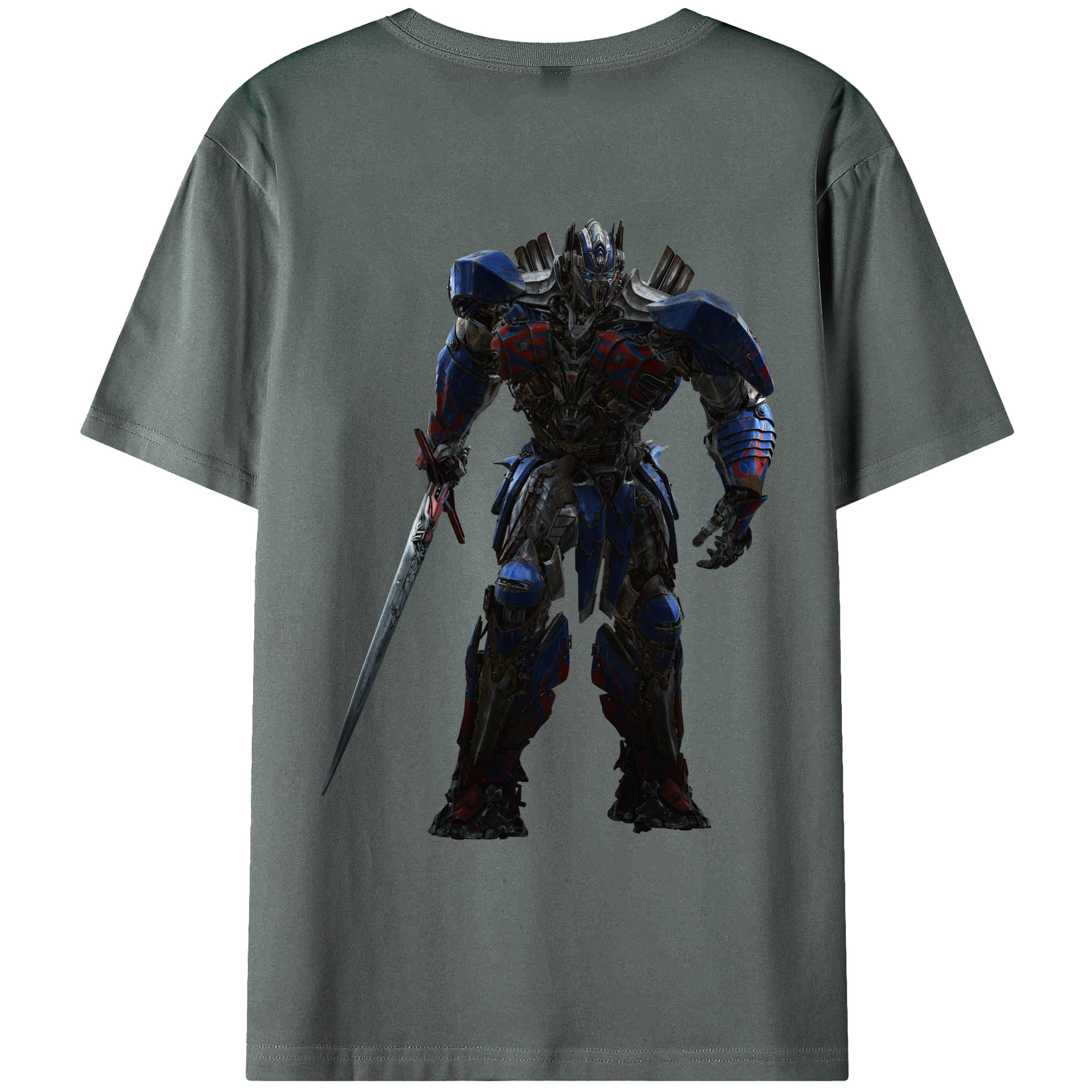 （画像用）  綿100％ メンズ半袖Tシャツ（バックプリント） 通気性